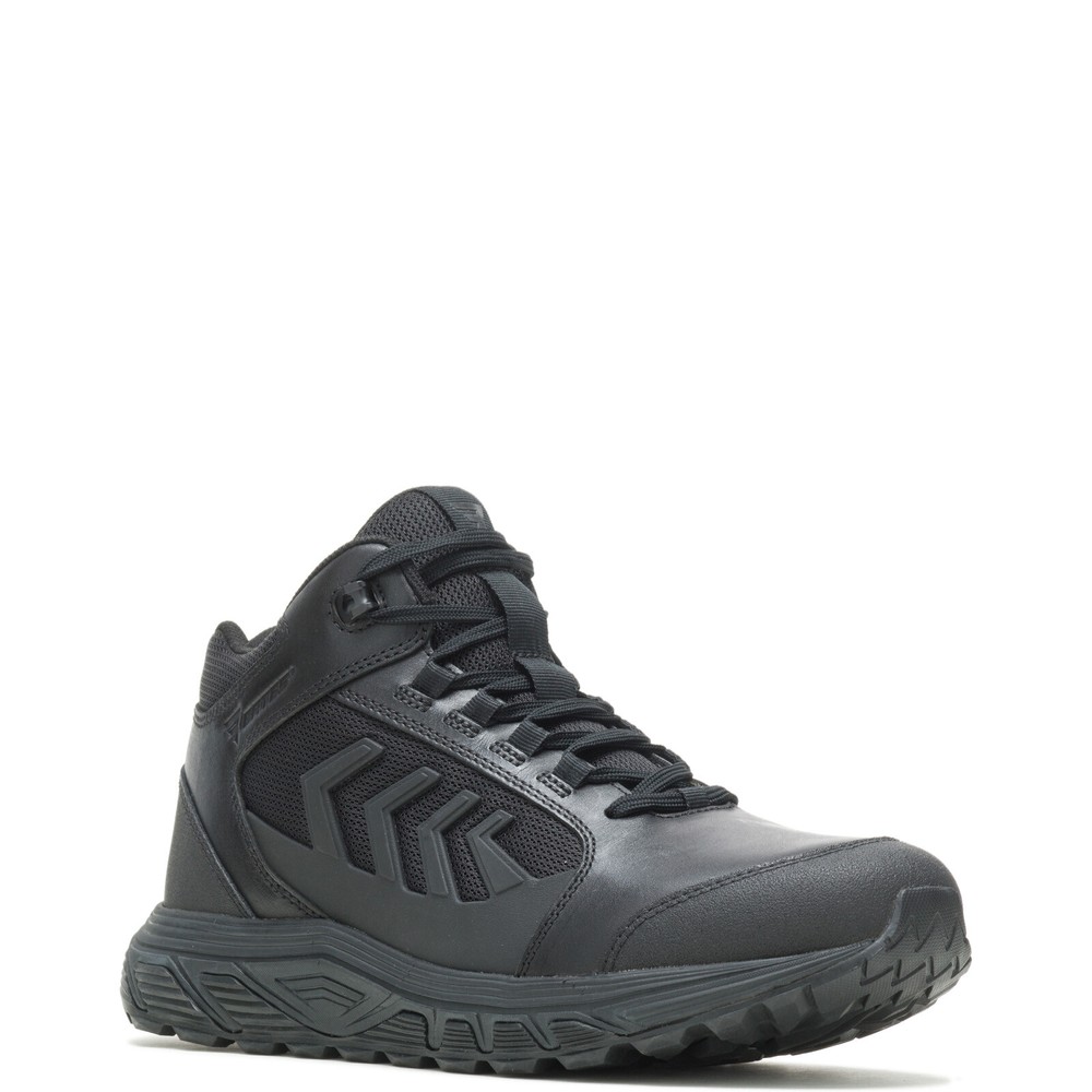 Bates Rush Shield Mid Vent E01047 Mens Black Athletic Tactical Shoes