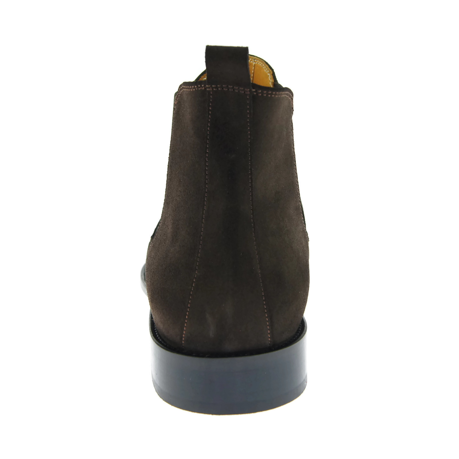 Alex D Austin Chelsea Men's Suede Ankle Boots Brown Dress Casual