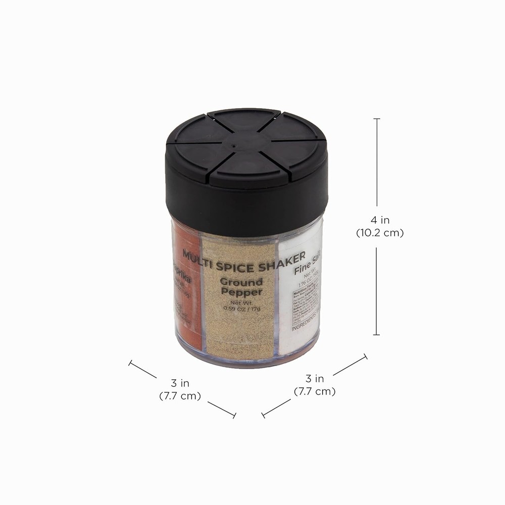 Multi Spice Container – Includes 6 Staples, Ideal for RV and Camping Adventures