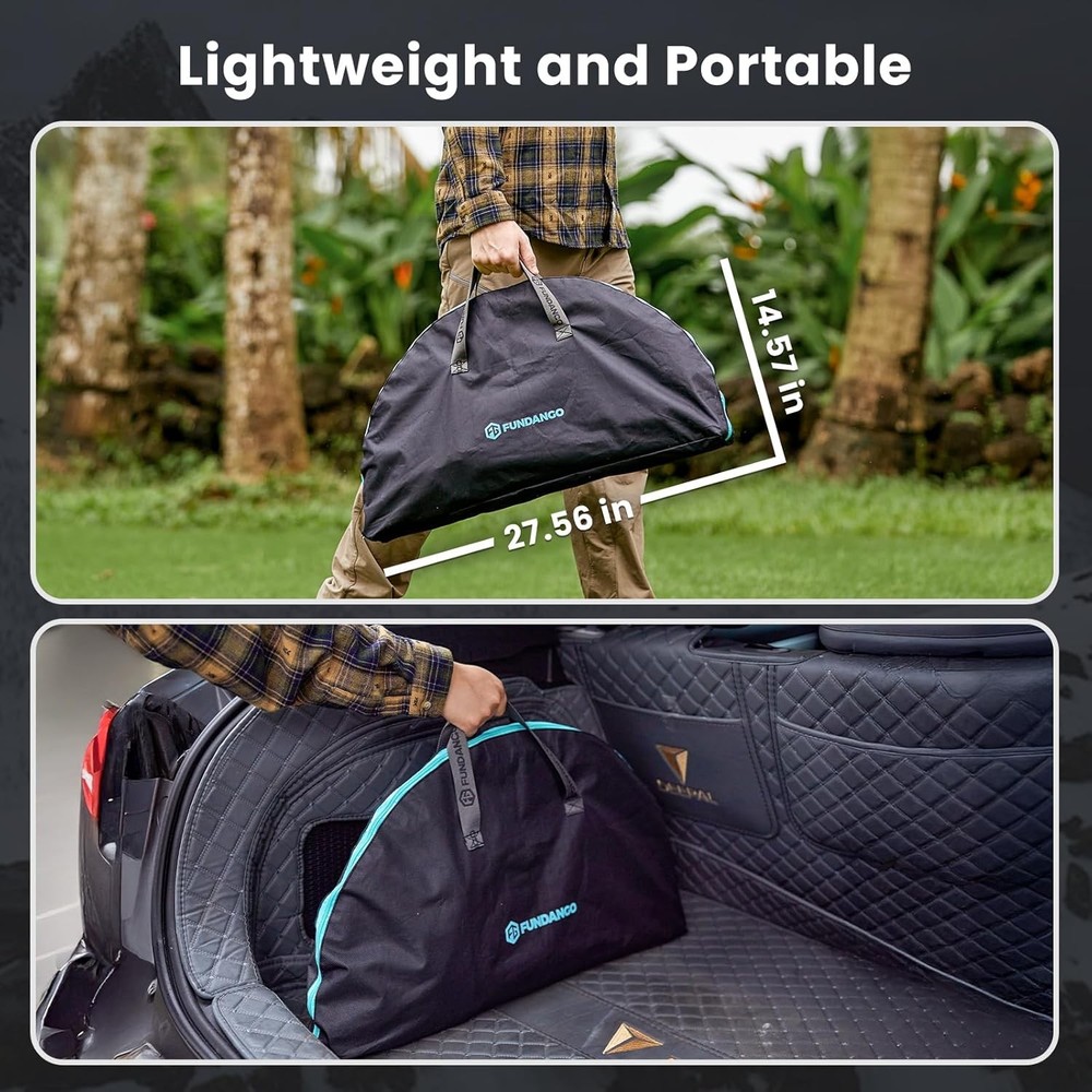 All in One Tailgate Table Portable Beach Table W/ Cup Holders Camping Table