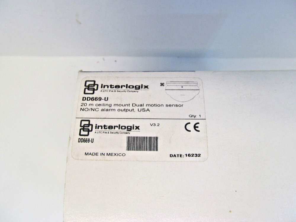 Aritech DD660 Ceiling Mount Dual Motion Sensor Interlogix 669-U