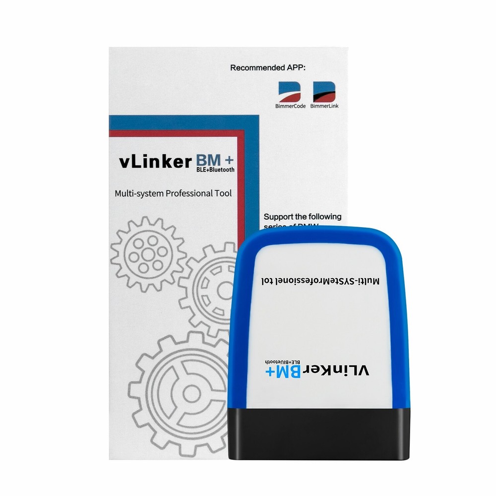 Vgate vLinker BM+ BT 4.0 OBD2 Diagnostic Scanner Tool BIMMERCODE For IOS Android