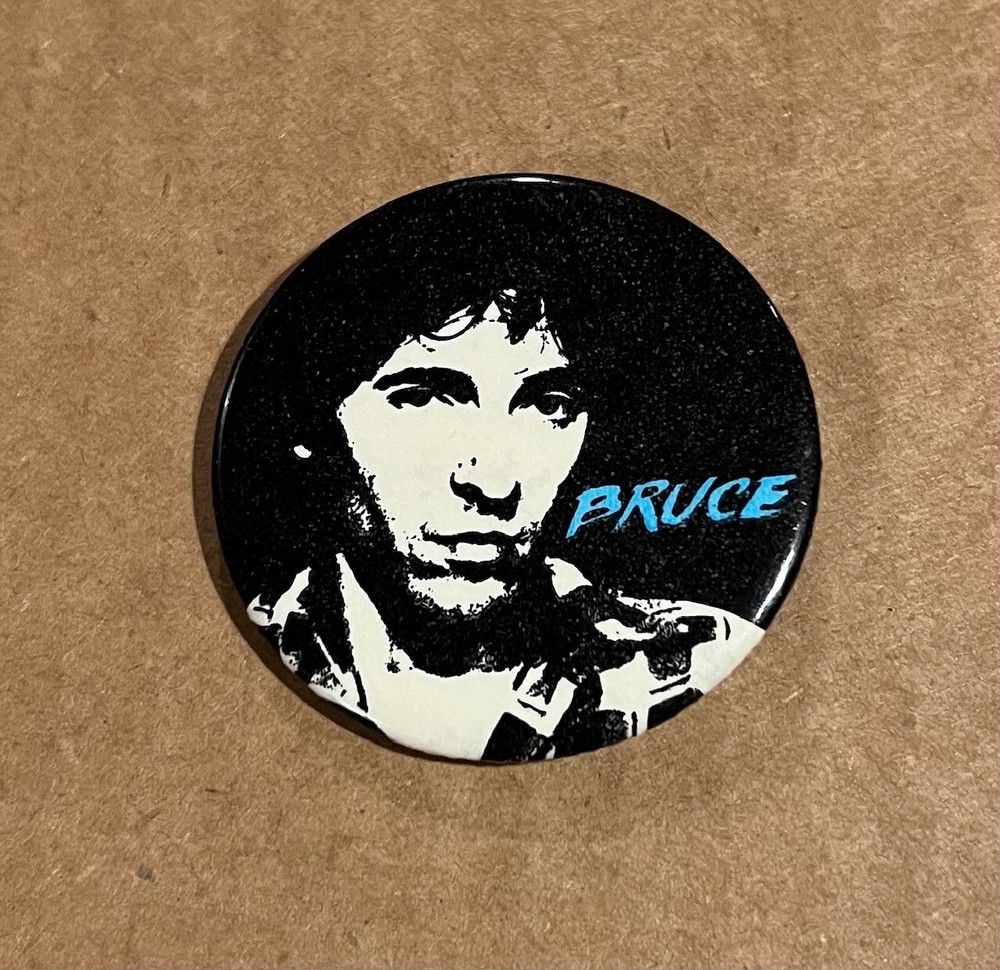 Bruce Springsteen - The River RARE vintage button
