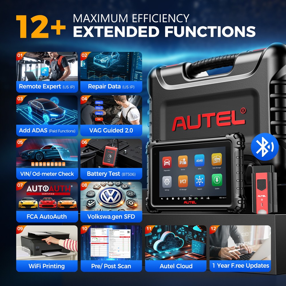 Autel MaxiSys MS906 MAX ECU Coding AS MK908P II Up MS906 PRO 🪄MAX=2-Year Update