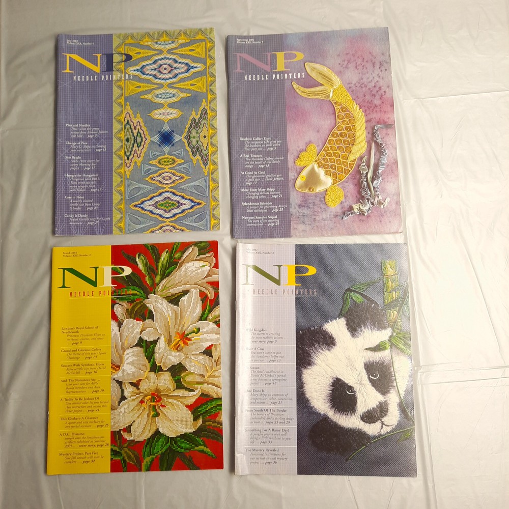Needle Pointers Magazine Lot 2002 Partial Year 4 Issues Set