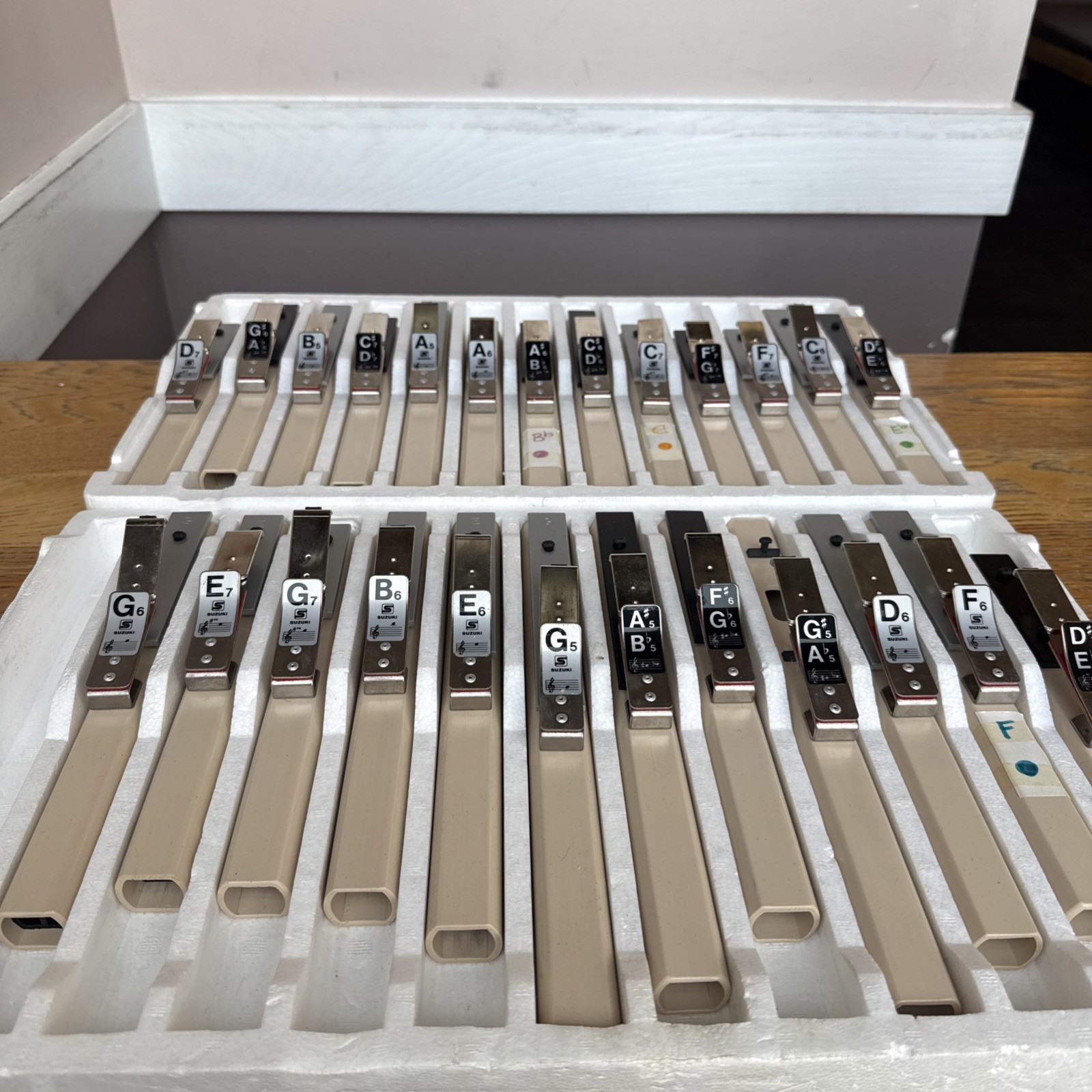 SUZUKI CM-25 Tone Chime 25 Tone Set 2-Octave With Original Box