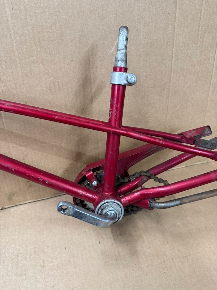 Schwinn Pixie II 16" Red 1970's Bicycle Frame Set