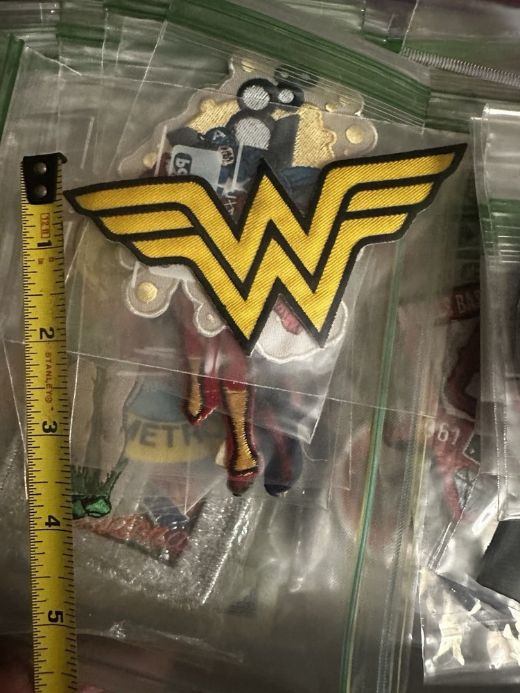 RARE MARVEL PATCH “WONDER-WOMAN LOGO” PATCH SEW-ON IRON-ON  NICE PATCH