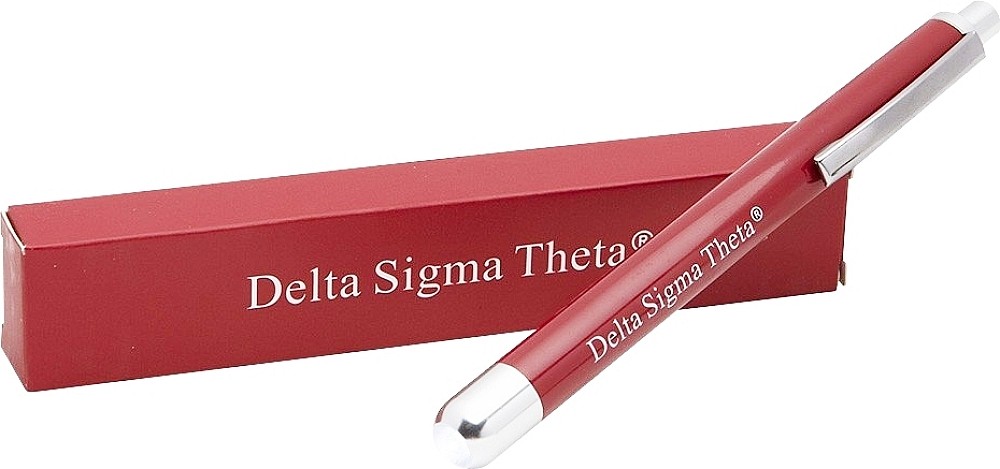 Delta Sigma Theta LED Pen Light [Red - 5.5"]