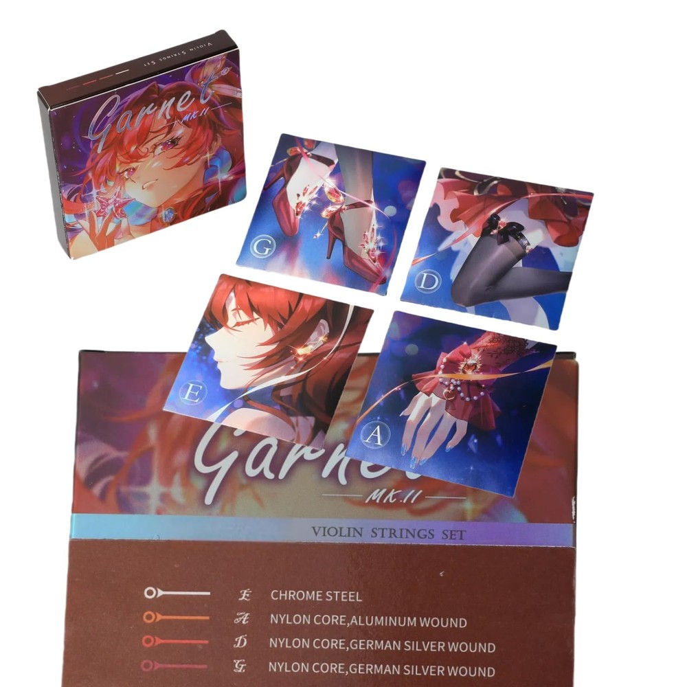 Violin Strings 4/4 Full Set, 4/4 Violin Strings ,Long-Lasting Durability & Ri...