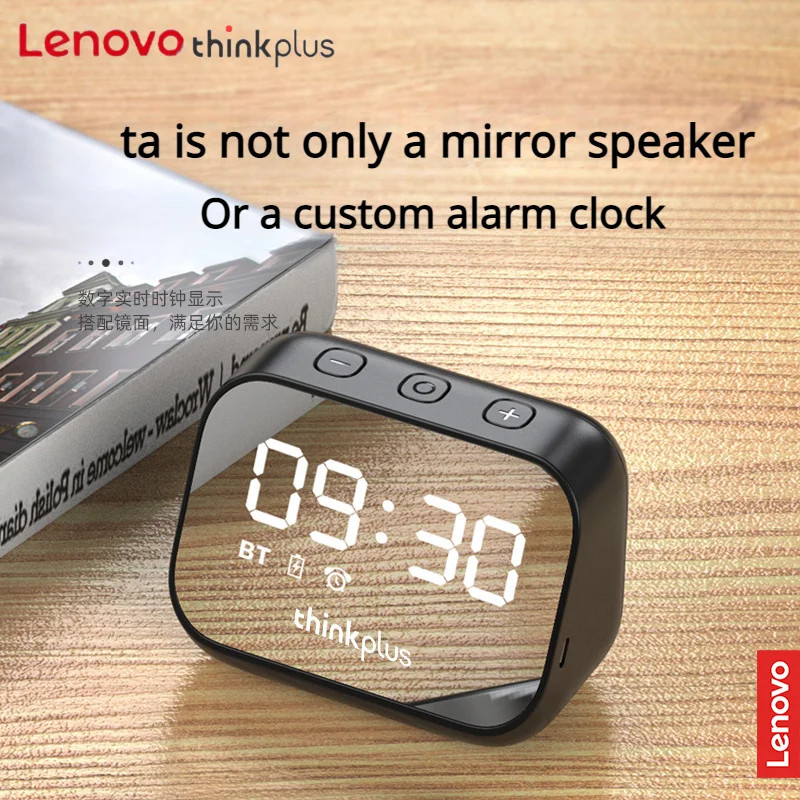 Lenovo TS13 Cute Mini Bluetooth Speaker Portable 5.0 Digital Display Screen