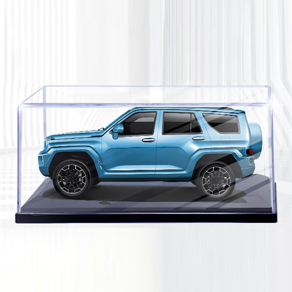 1/43 Model Car Display Case Figure Display Box Dustproof Acrylic Multifunctional