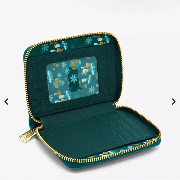 Loungefly Disney Winnie The Pooh Floral Pooh & Friends Folk Floral Wallet NEW