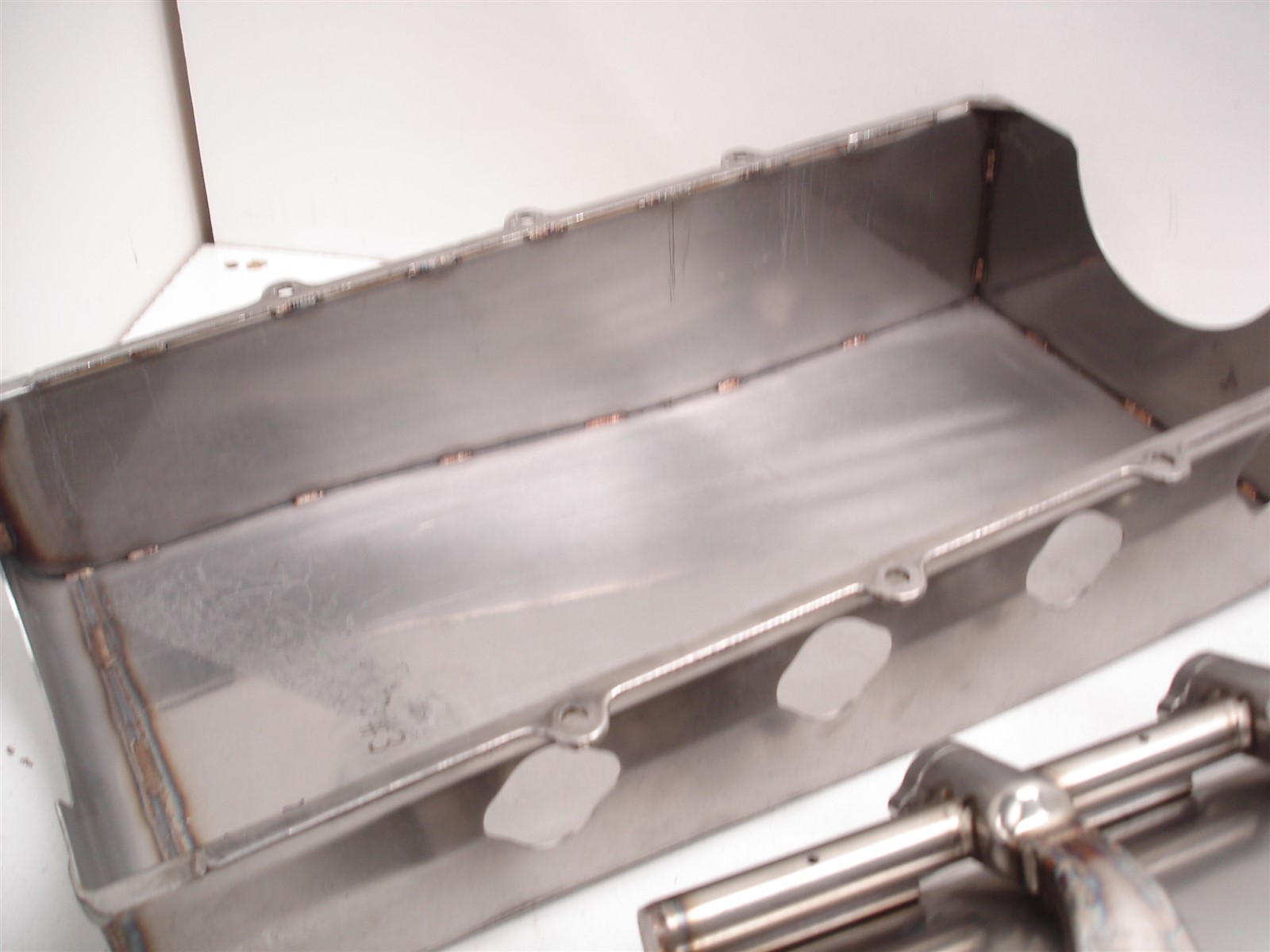 NASCAR ECR ENGINES SEGMENTED BILLET DIVIDER GM R07 R07.2 DRY SUMP OIL PAN /SHELL