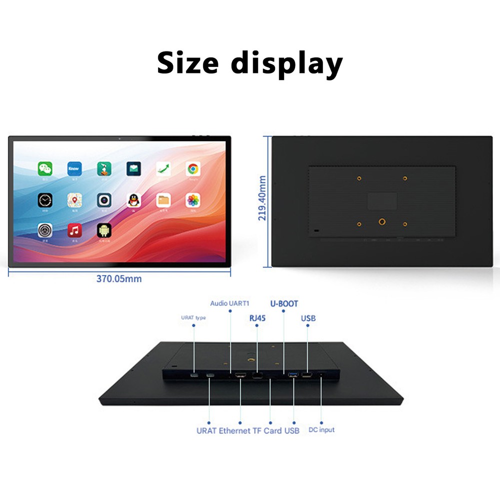 Industrial Large Android Tablet 15.6 Inch Wifi Bluetooth Waterproof Tablets PC