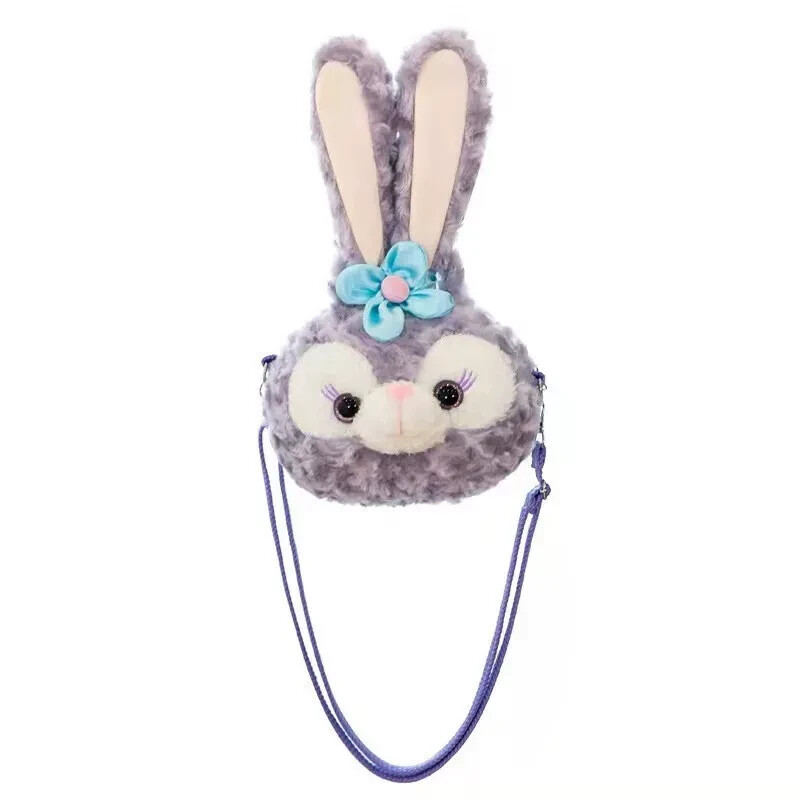 New Plush Stella Lou Rabbit head Bag Shoulder Bag Cases Wallets Coin Purses Bags