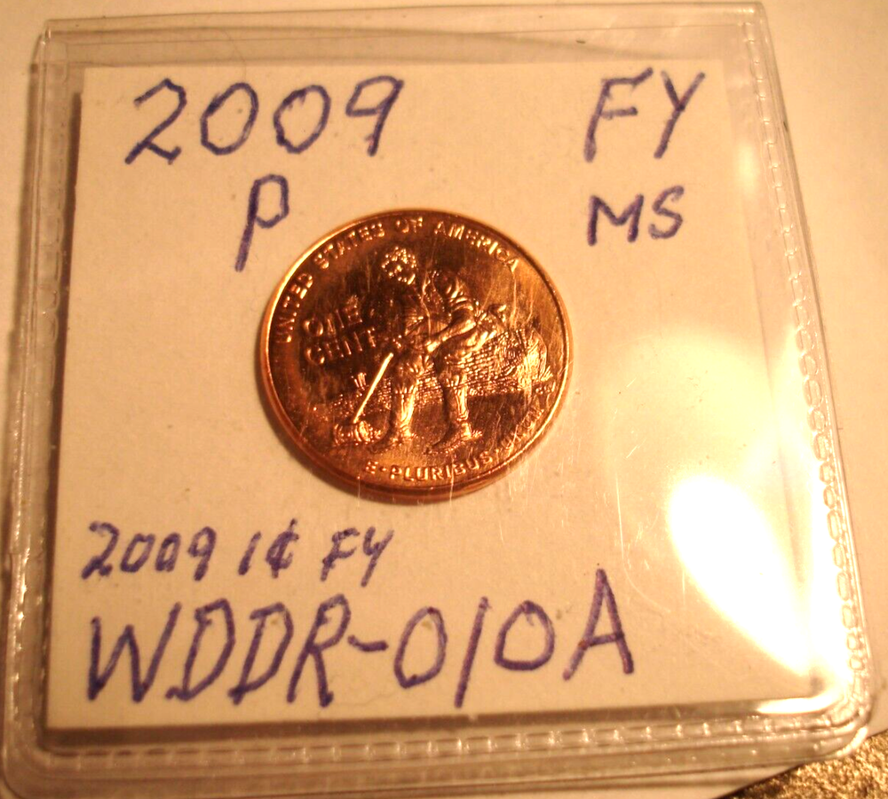2009 P BU FY DOUBLED DIE REVERSE ERROR WDDR-010
