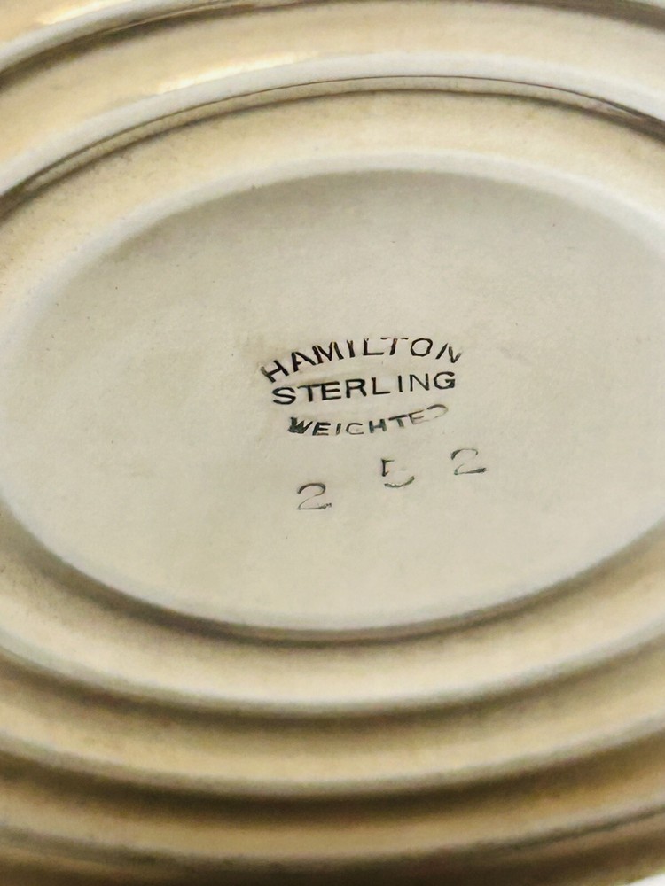 Sterling Silver Vintage Hamilton Compote Weighted #252