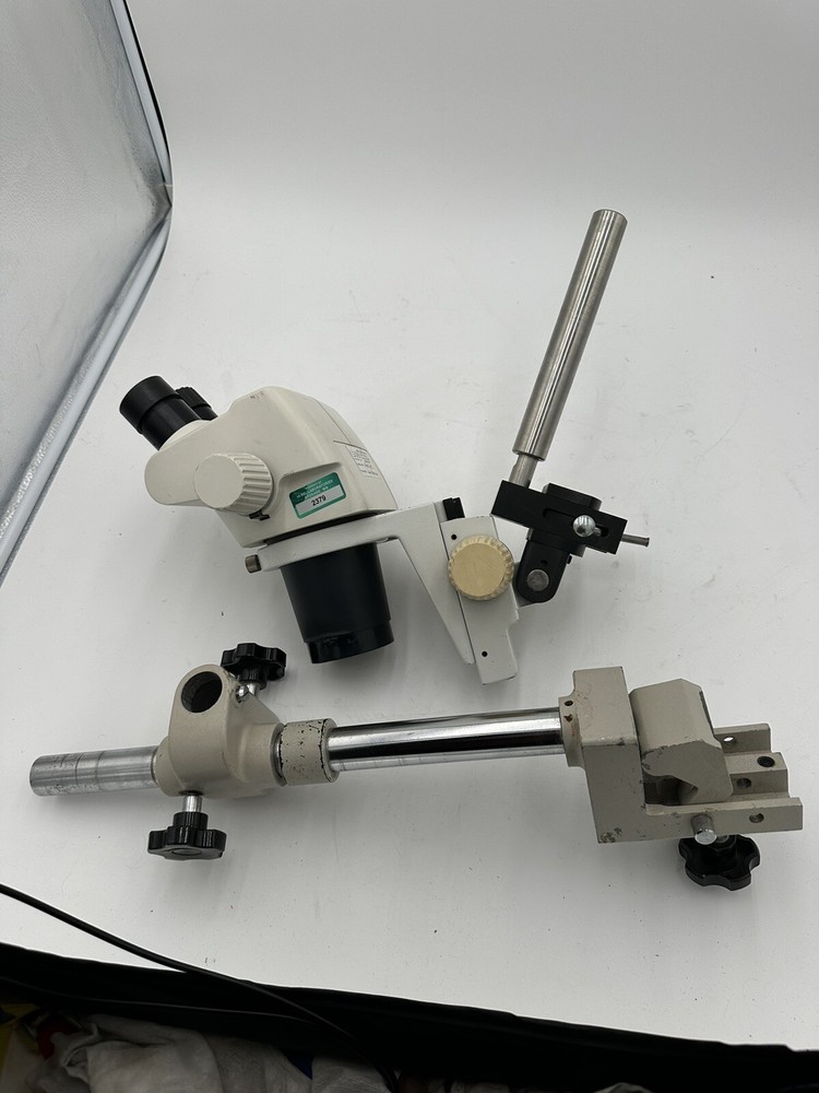 Unbranded Table Mount Microscope  Tested Works