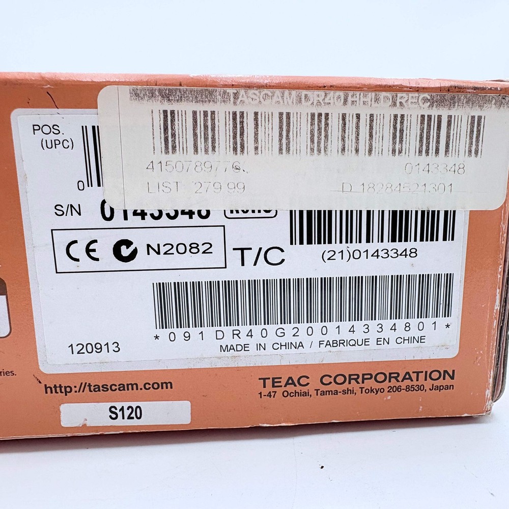 Tascam DR-40 Linear PCM Recorder