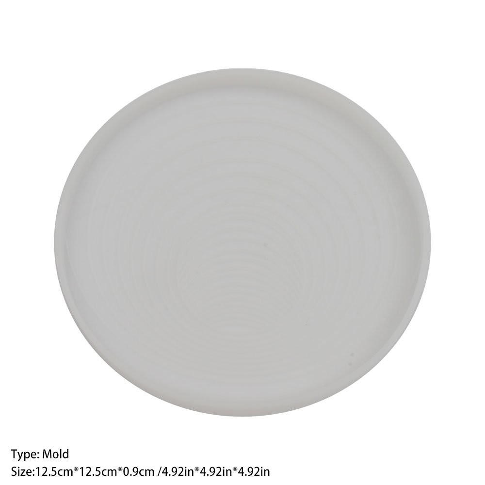 Vision Trap Geometric Spiral Pattern Coaster Molds TL