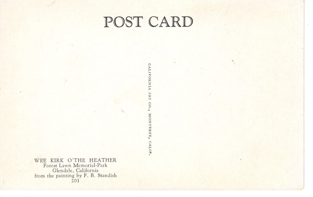 WEE KIRK O'THE HEATHER, GLENDALE, CA - PC7286