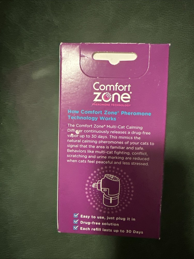 Comfort Zone Multi - Cat Diffuser Refill for Cats & Kittens One Refill