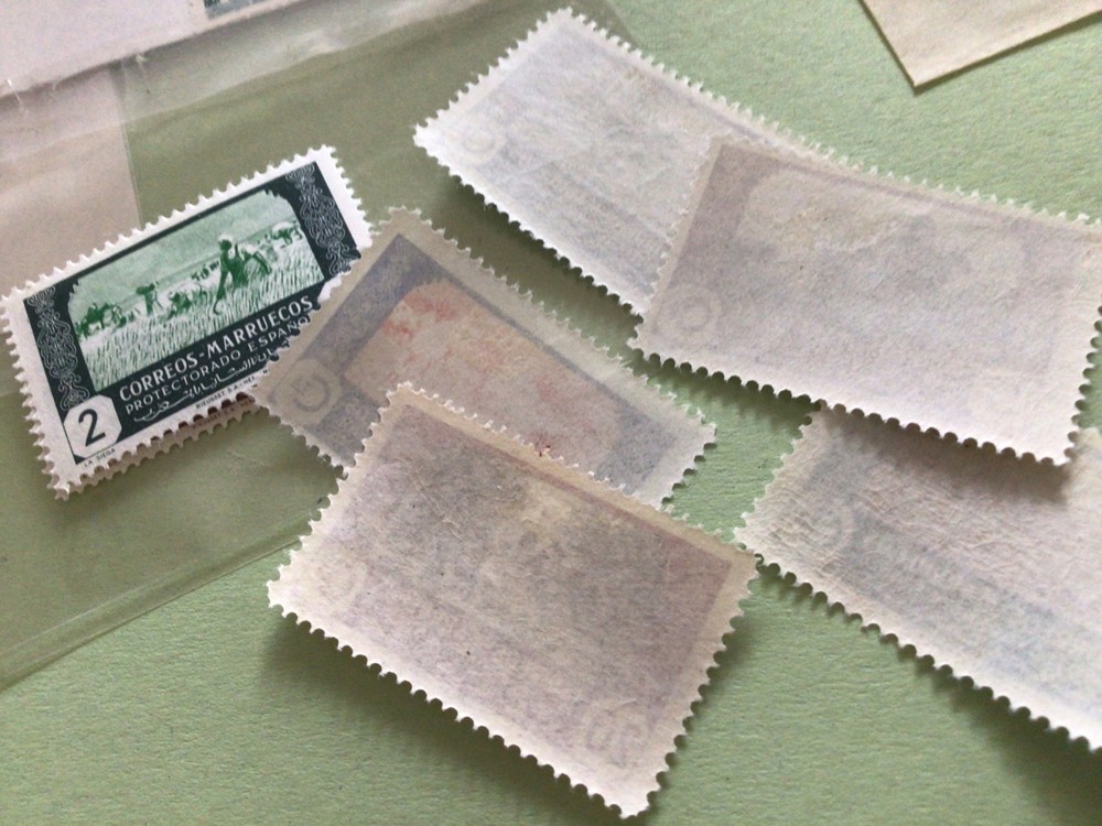 Marruecos old stamp packets vintage stamps Ref 65617