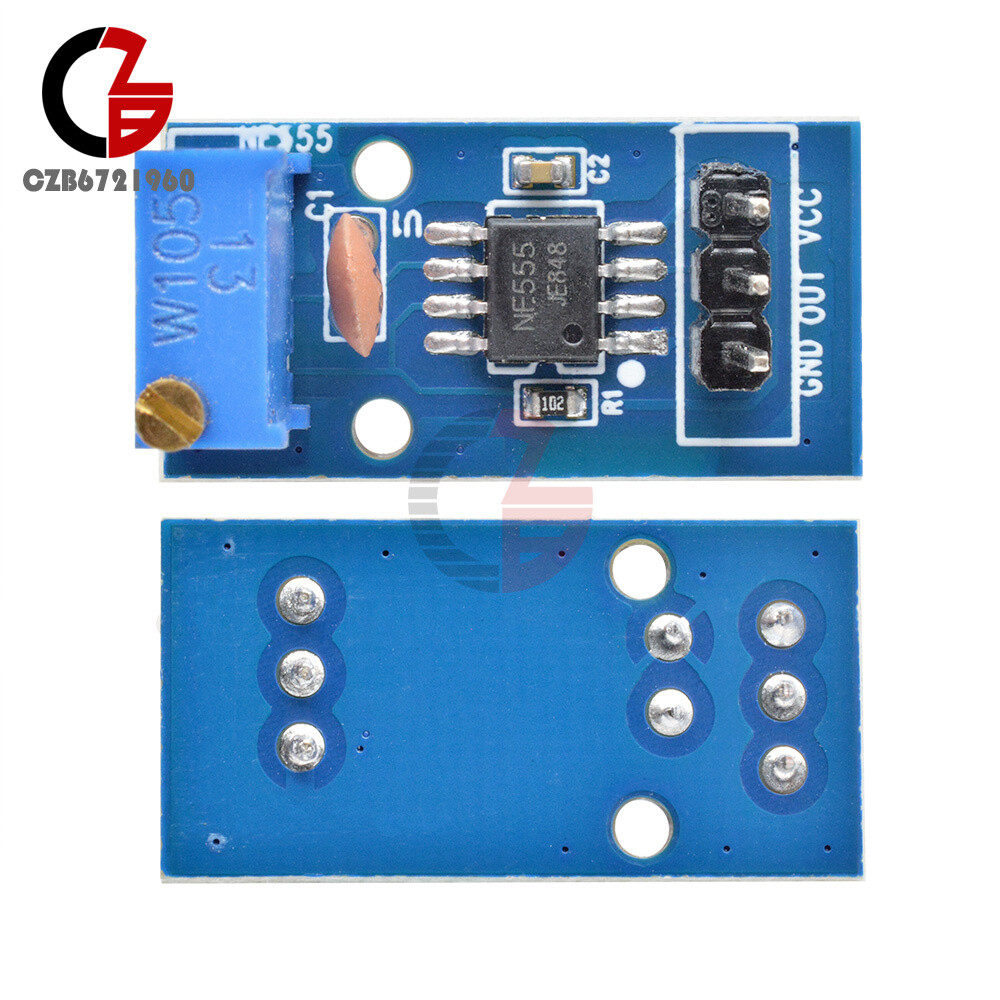 5Pcs NE555 Frequency Pulse Generator Timer Circuit Clock For Raspberry Pi