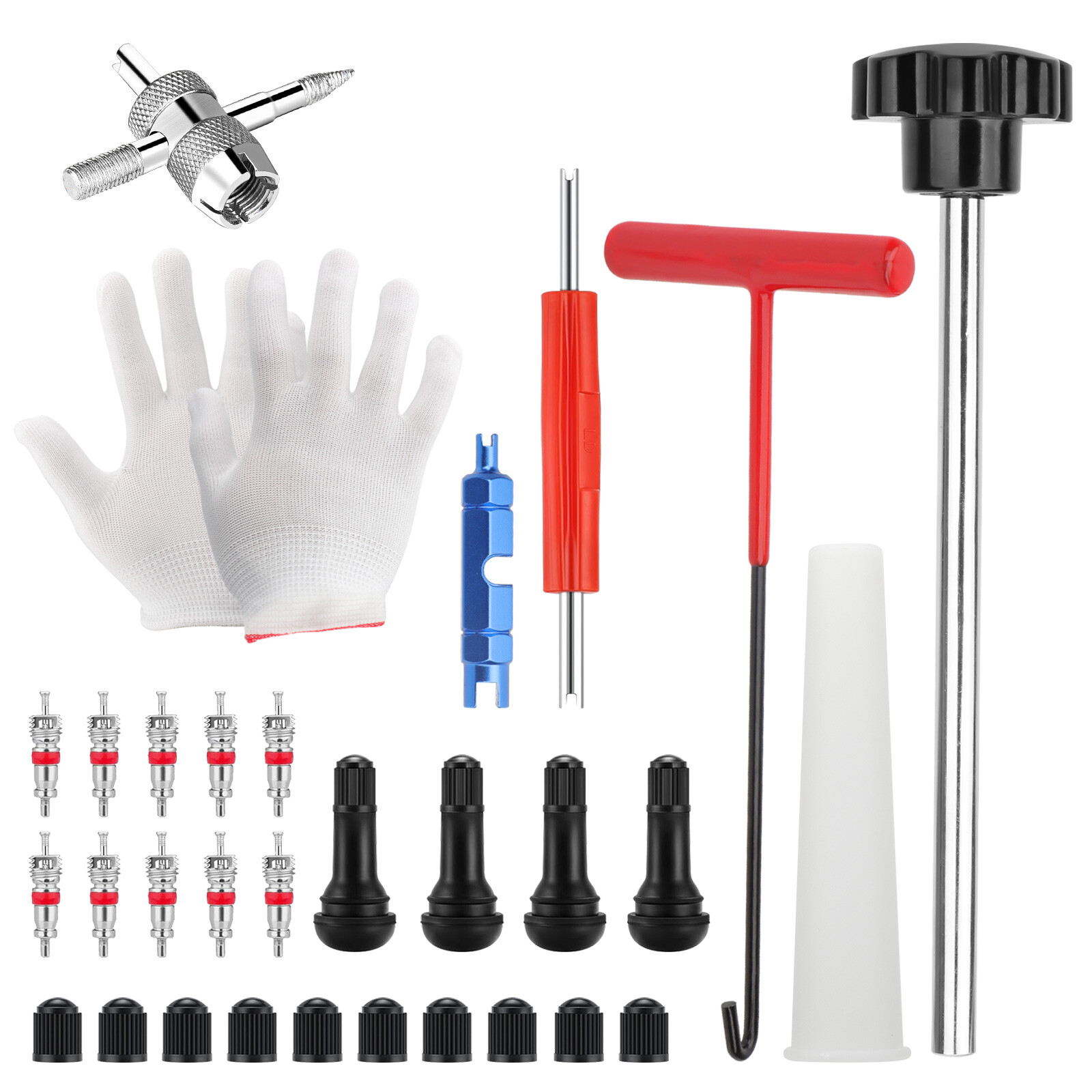Tire Valve Stem Core Replacement Tool Kit TR413 Valve Core Remover Installer