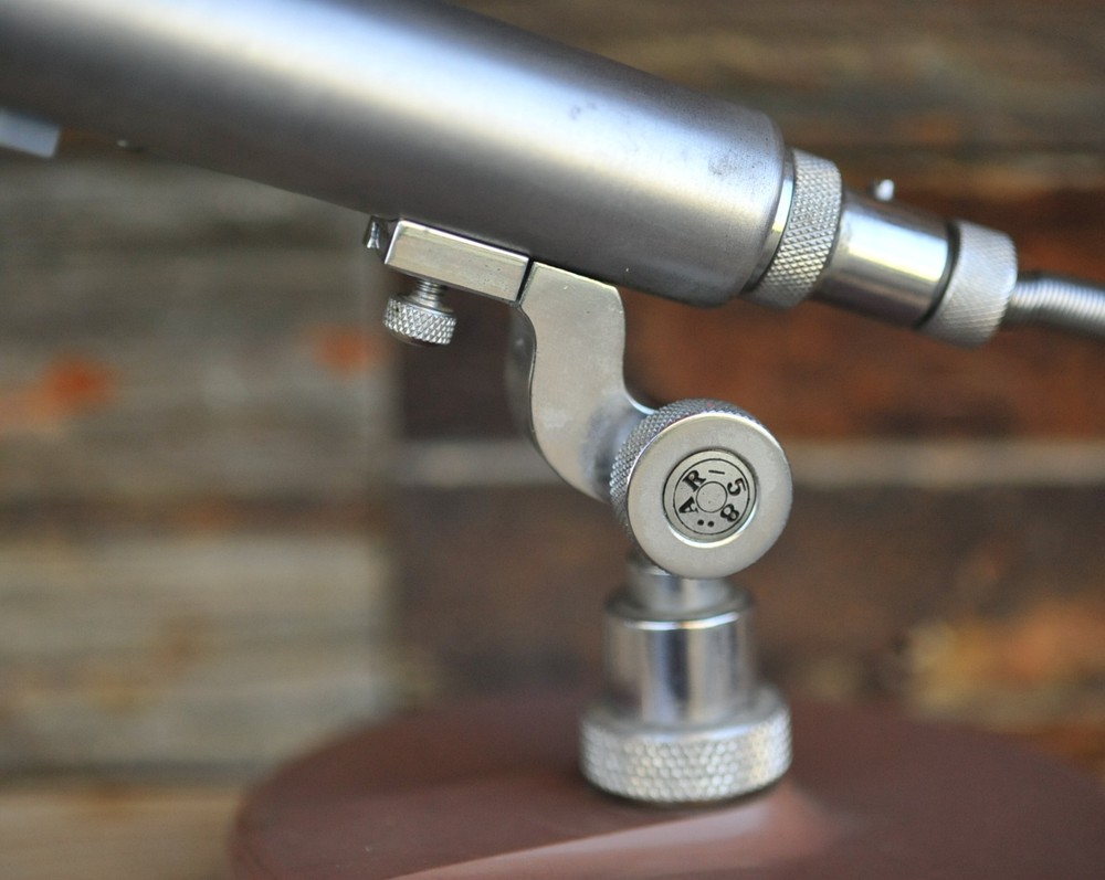 Argonne AR-58 Mic Microphone and Stand Untested