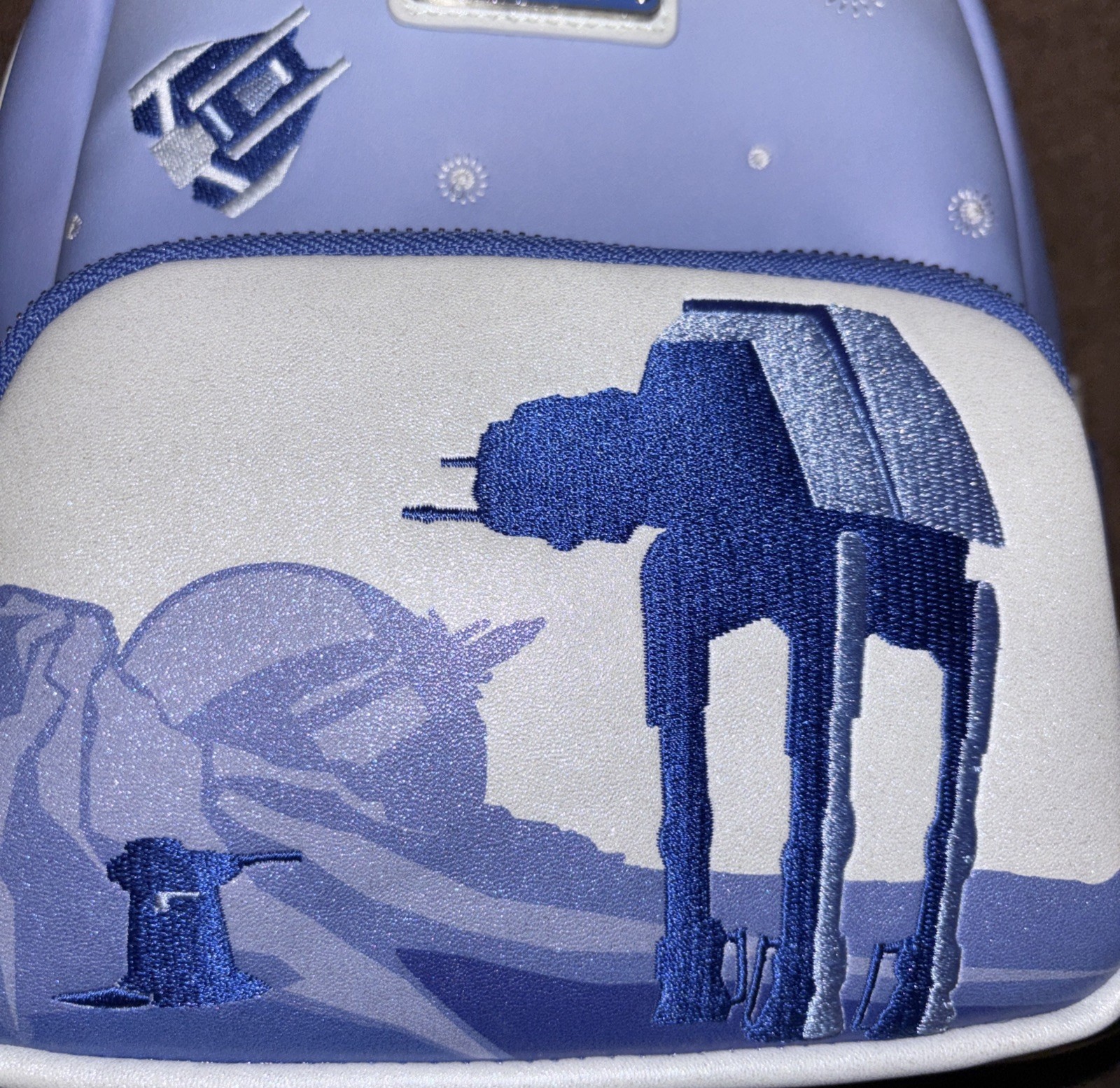 Disney Parks 2025 Star Wars Hoth At-At Walker Echo Base Backpack Bag Loungefly