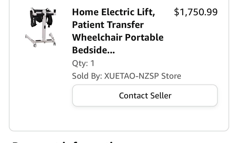 Hoyer Transfer Patient Lift Electric