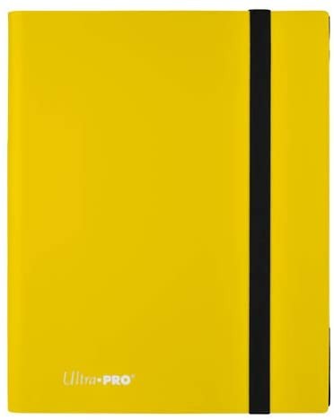 Ultra Pro 9-Pocket PRO-Binder: Lemon Yellow Eclipse Binder