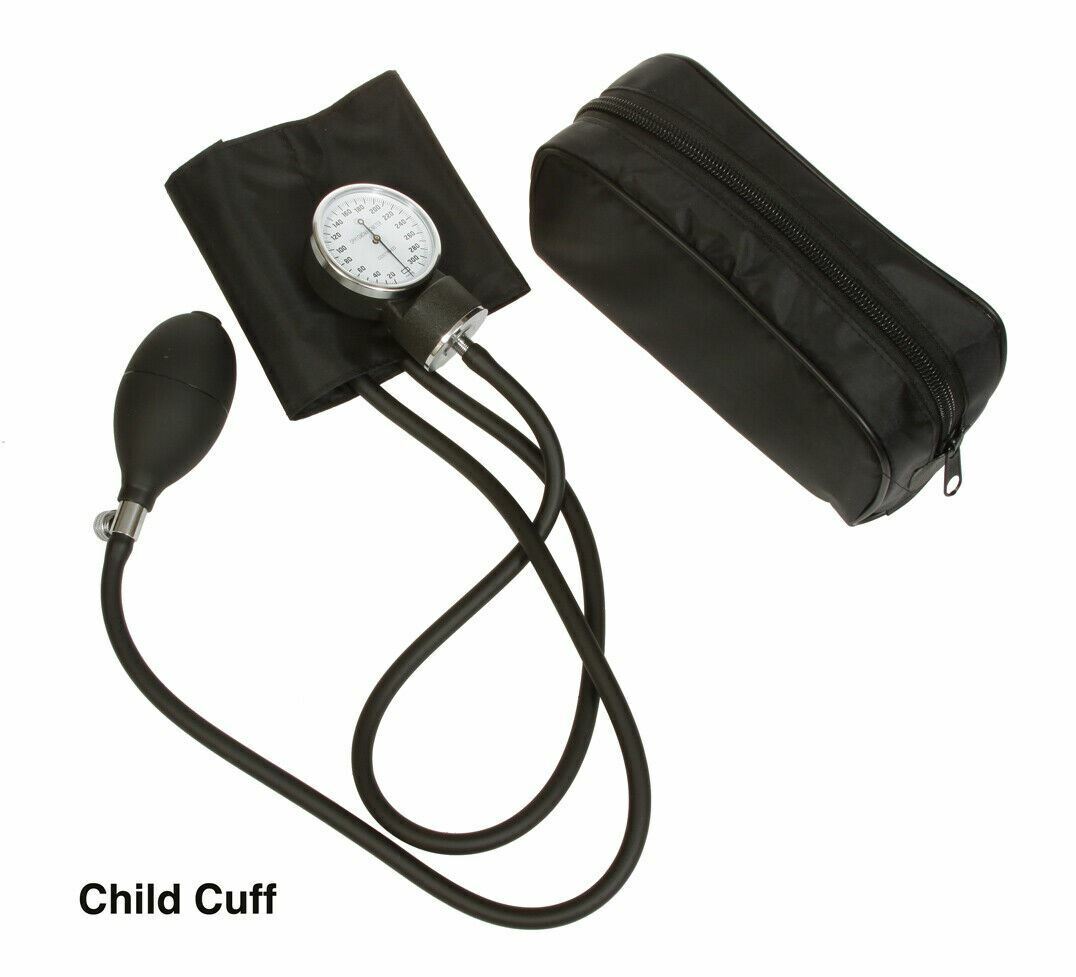Manual Blood Pressure Monitor BP Cuff Gauge Aneroid Sphygmomanometer Machine Kit