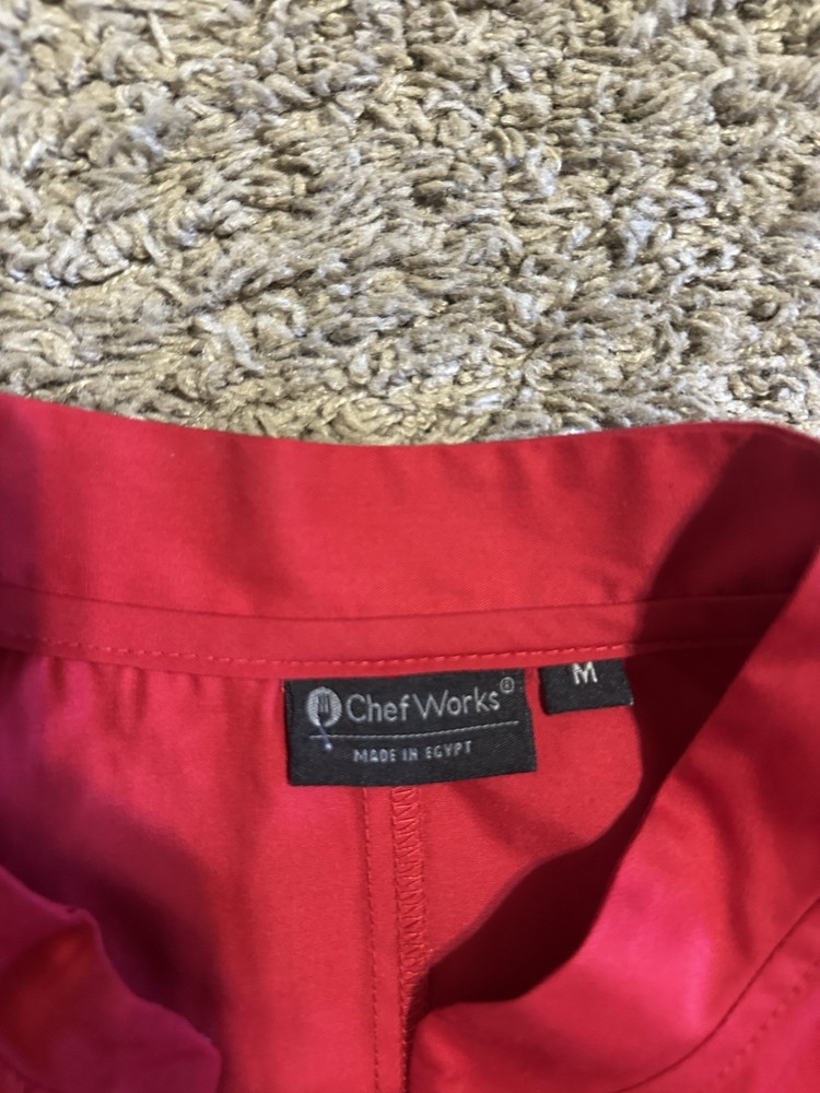 Pizza Hut ChefWorks Morocco double-breasted chef coat size medium