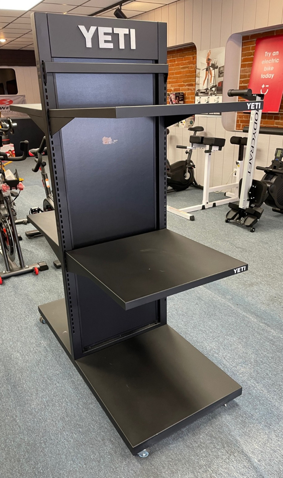 YETI BRANDED TRAY SHELF Display-AWESOME!