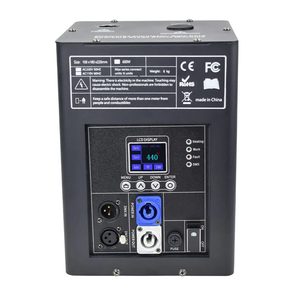 Saviour 2PCS 750W Large Cold Spark Machine Stage Effect DMX Firework With Case