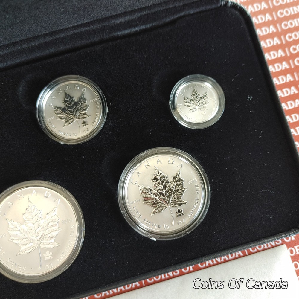 2004 Canada Silver Maple Leaf Privy Mark 5 Coin Set #coinsofcanada