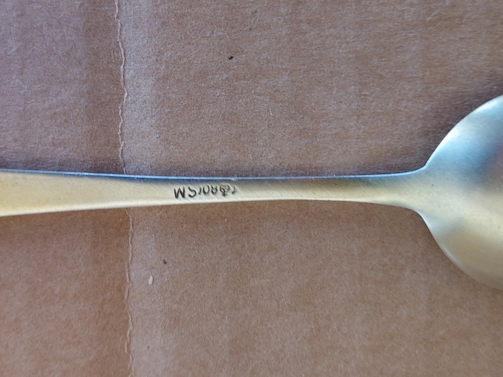 Antique 800 Solid Silver Enamel Decorated Bavaria Spoon Hallmarked