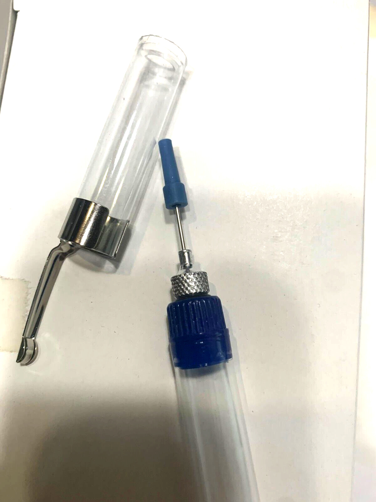 2pc- Refillable Precision Needle PinPoint Oiler(Empty)w/Pocket Clip USA