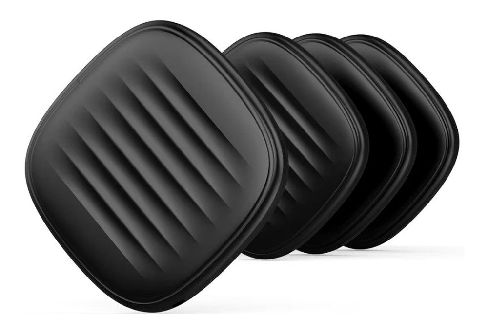 Air Tracker Tags-4 Pack: Bluetooth Tracker Work with Apple Find My iOS Only