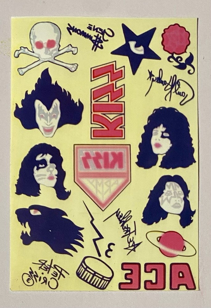 KISS STICKER  3.75” x 2.50”