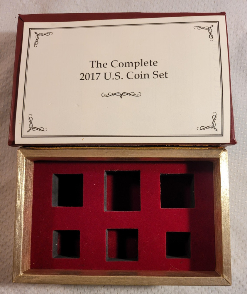 EMPTY PRESENTATION BOX for 2017, 2018 & 2019 Mint Coin Sets