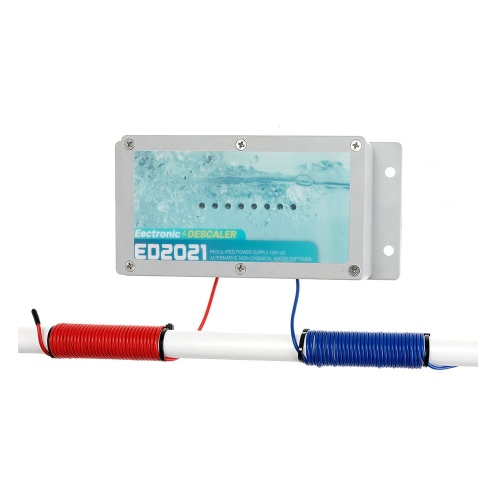 Electronic Water Descaler System Reduces Limescale, Rust, and Minerals