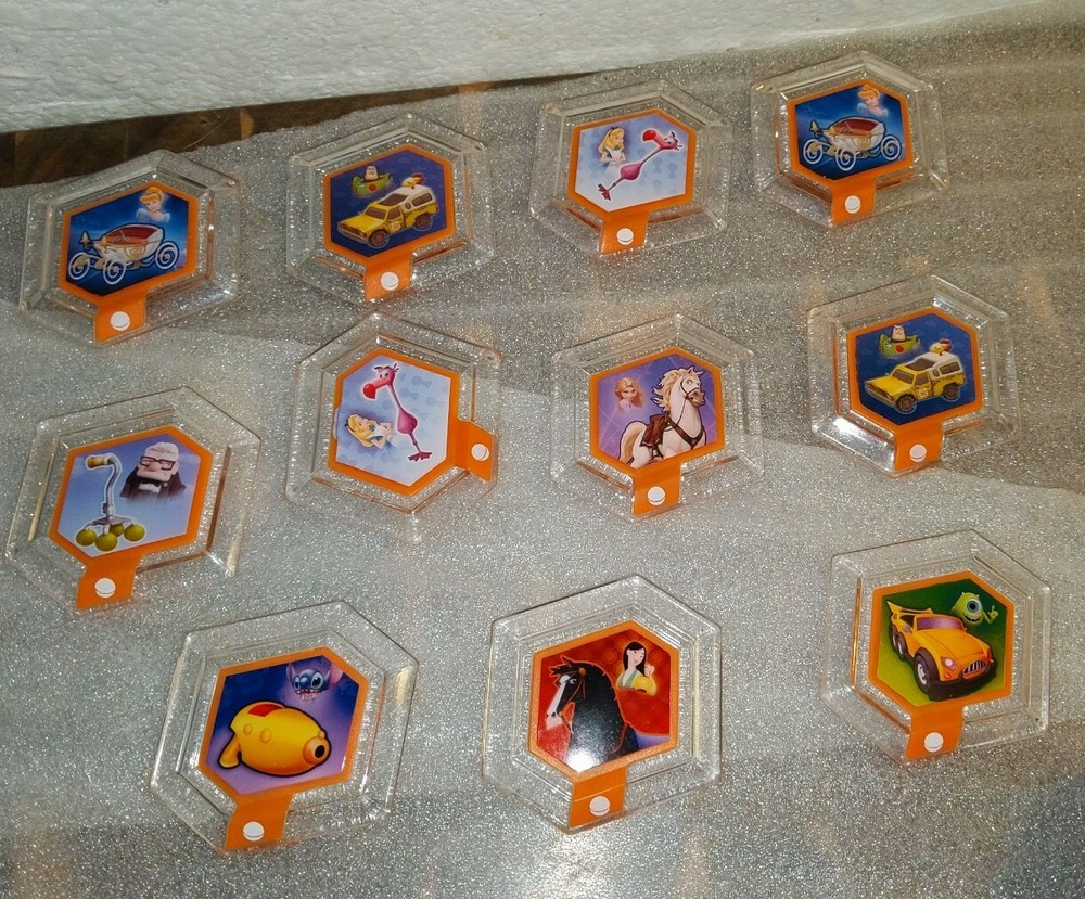 Disney Infinity Characters, Crystals & Power Discs