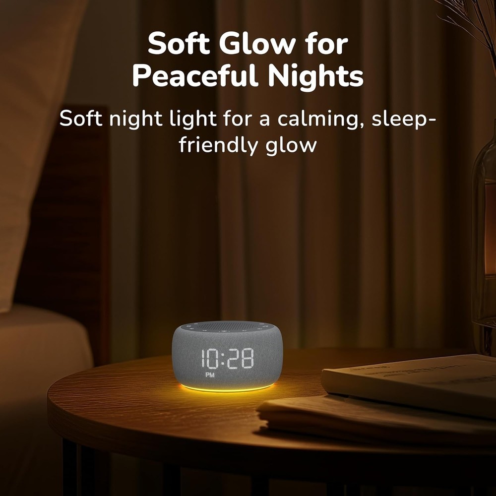 White Noise Sound Machine Alarm Clock