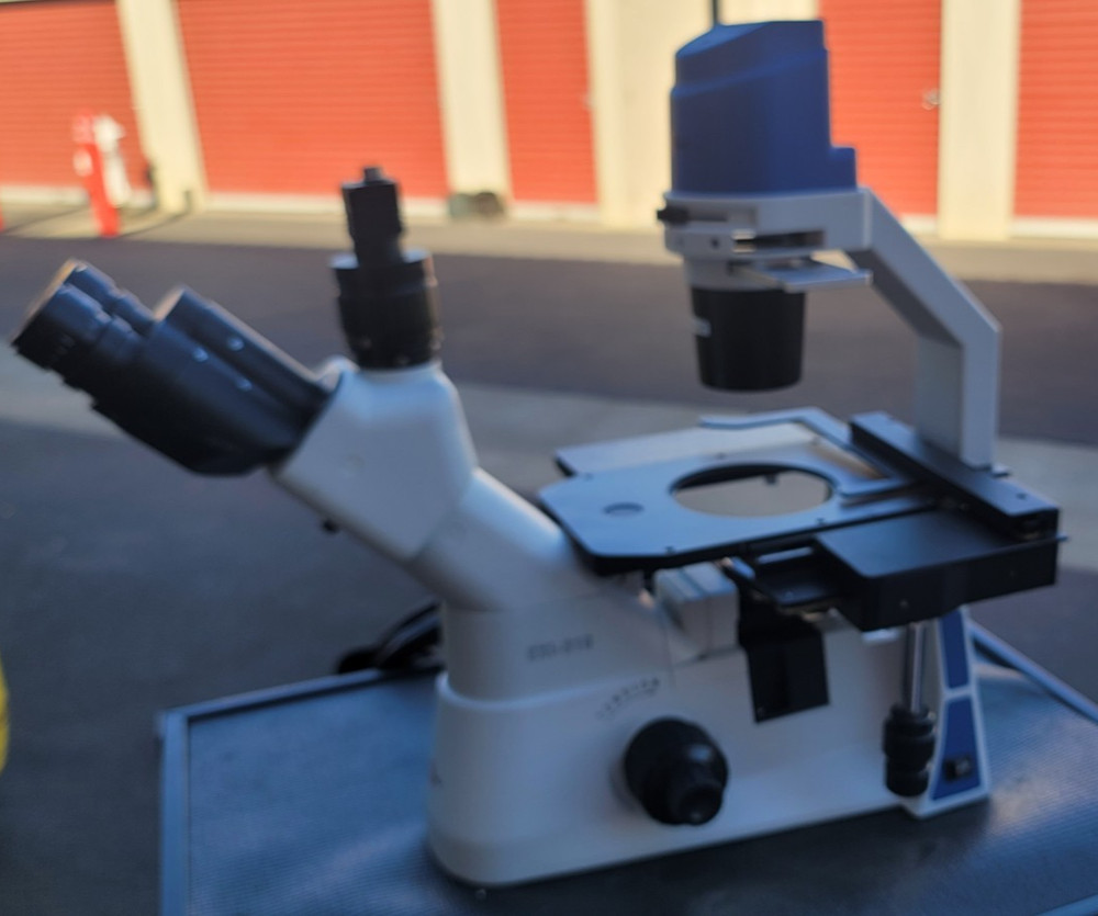 Accu-Scope EXI-310 Inverted Fluorescent Trinocular Microscope