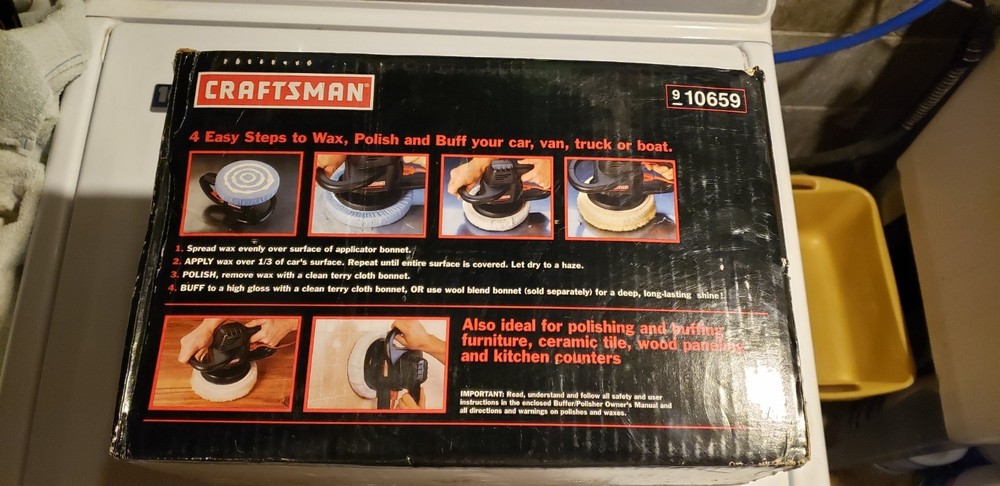 Craftsman 9 inch buffer