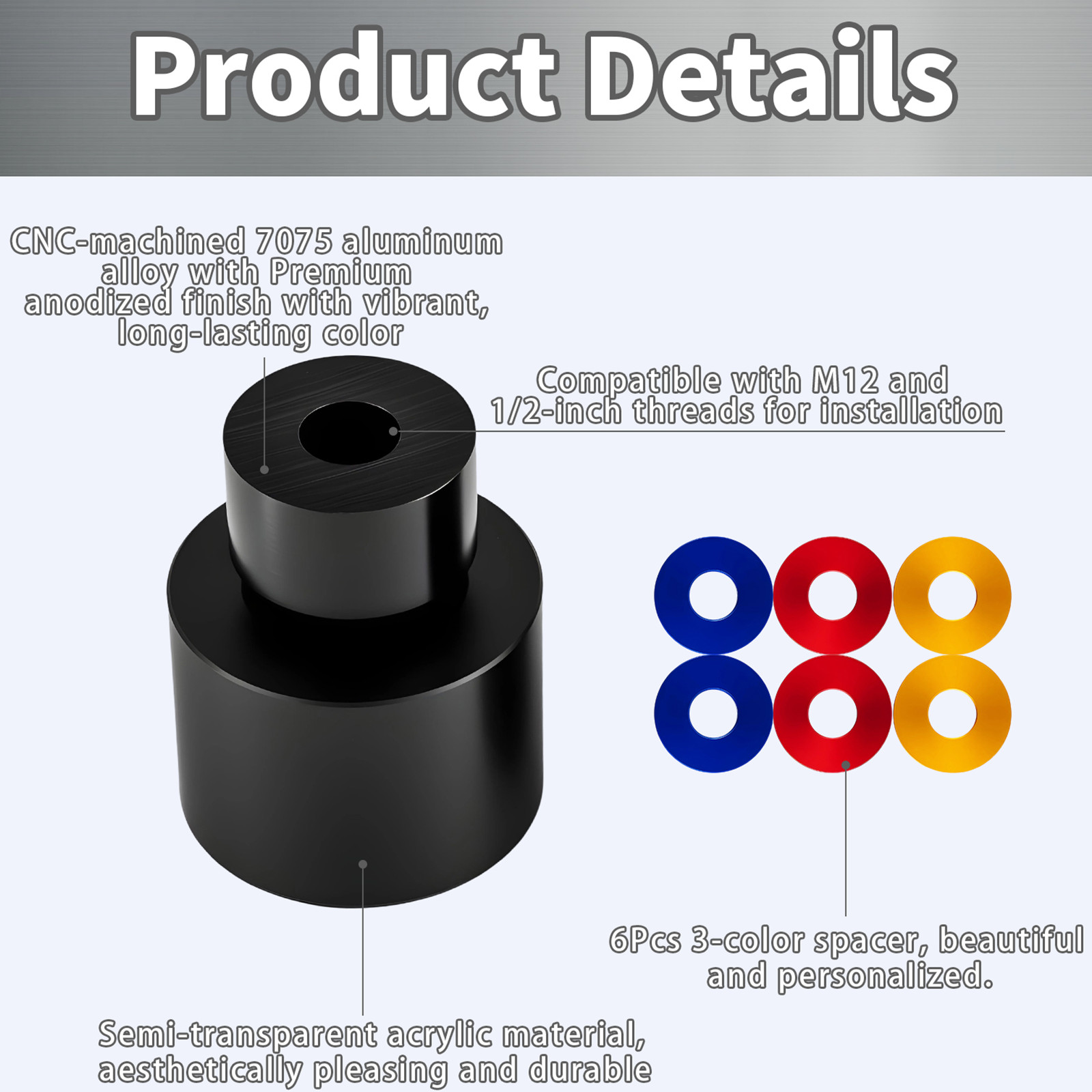 Crash Bar Slider End Replacement Kit For Harley Softail Touring Dyna Street Bob